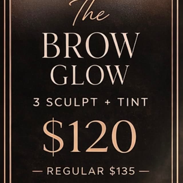 Brow Glow at The Lash Specialist in Warwick, NY
